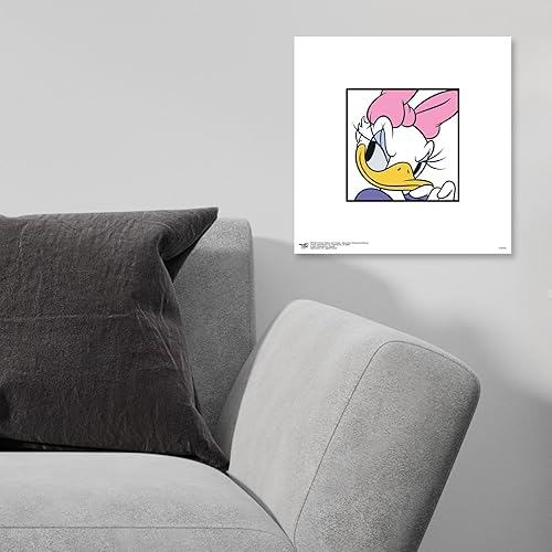 Miniatura 3 de Trends International Gallery Pops Disney Mickey and Friends - Arte de pared Demure de Daisy Duck Expressions, versión sin marco, 12 x 12 pulgadas