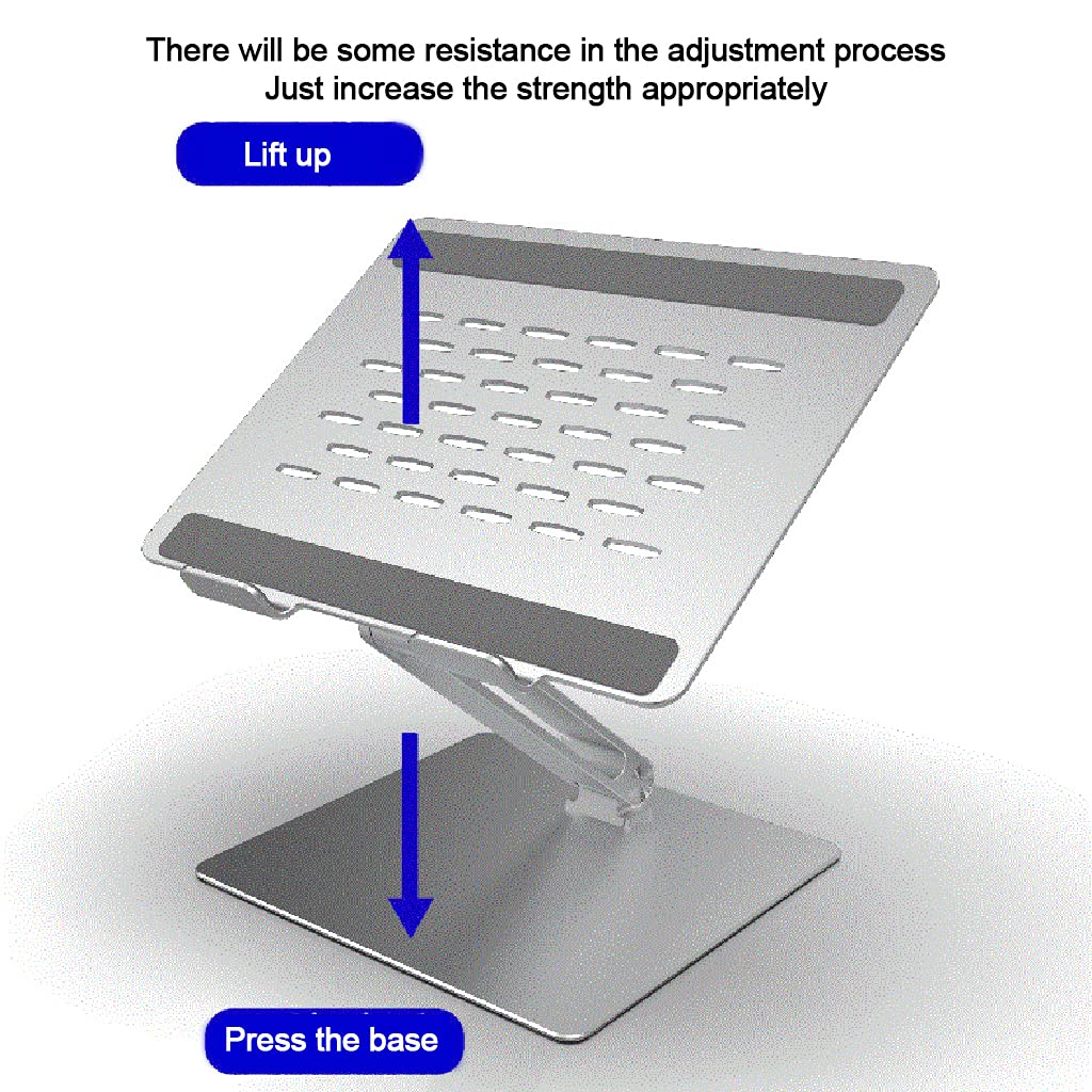 Soporte de aleación de aluminio para tabletas, soporte de refrigeración multiángulo ajustable para portátiles, soporte de aluminio