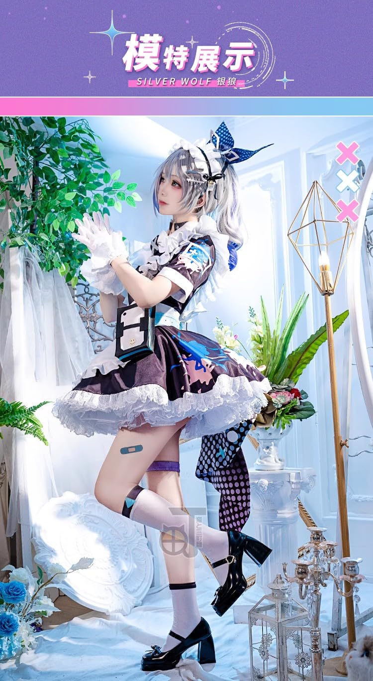 う*め様 スタレ 銀狼 コスプレ 衣装 靴 セット Amazon.co.jp: 崩壊：スターレイル 銀狼 コスプレ 靴 ブーツ