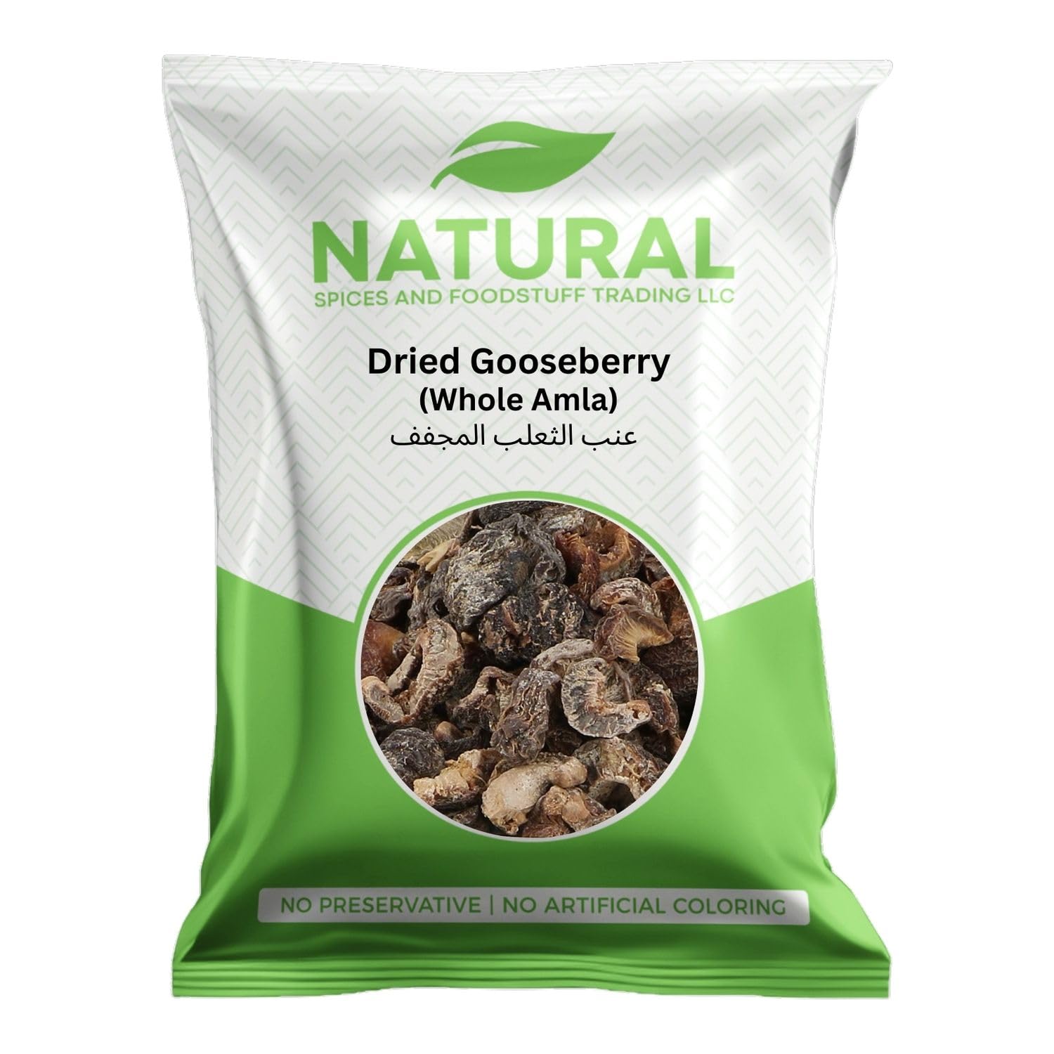 Natural Dried Gooseberry 100g, (Whole Amla)