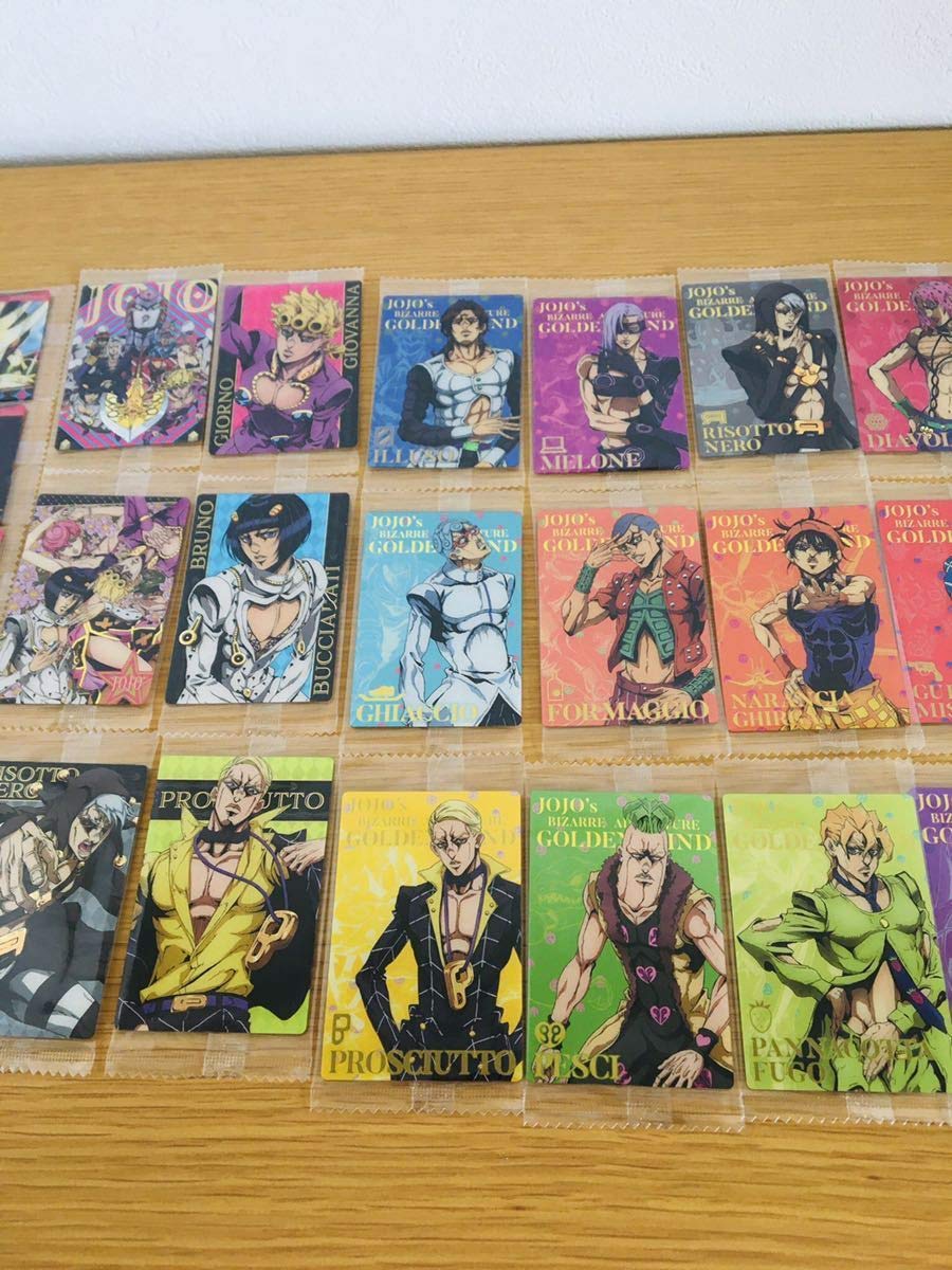 ジョジョ ウエハース カード 黄金の風 SP ブチャラティ フルコンプ にふぉるめーしょん ジョジョの奇妙な冒険 シールウエハース