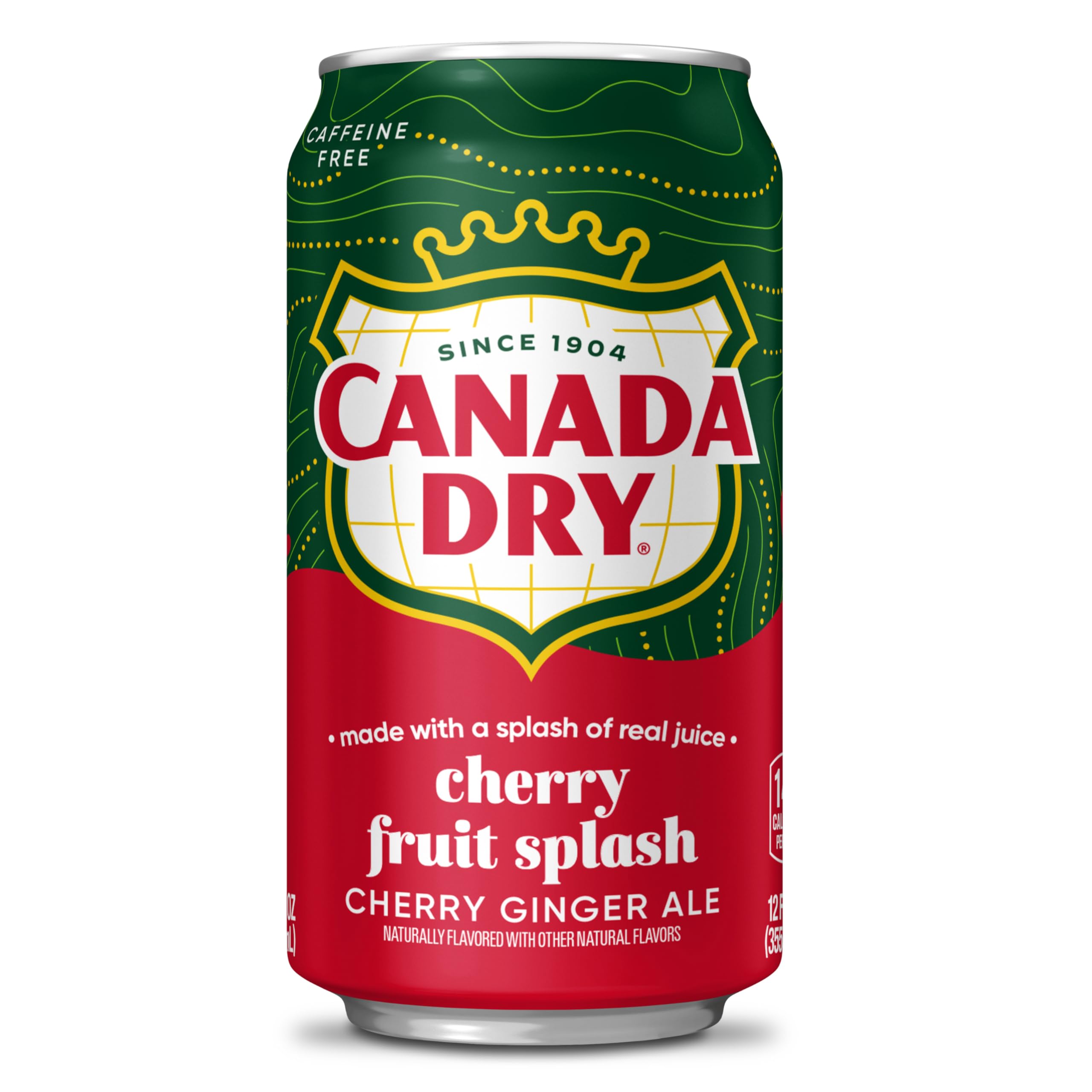 Canada Dry Cherry Gingerale Fruit Splash 340 ml, 12 Stück