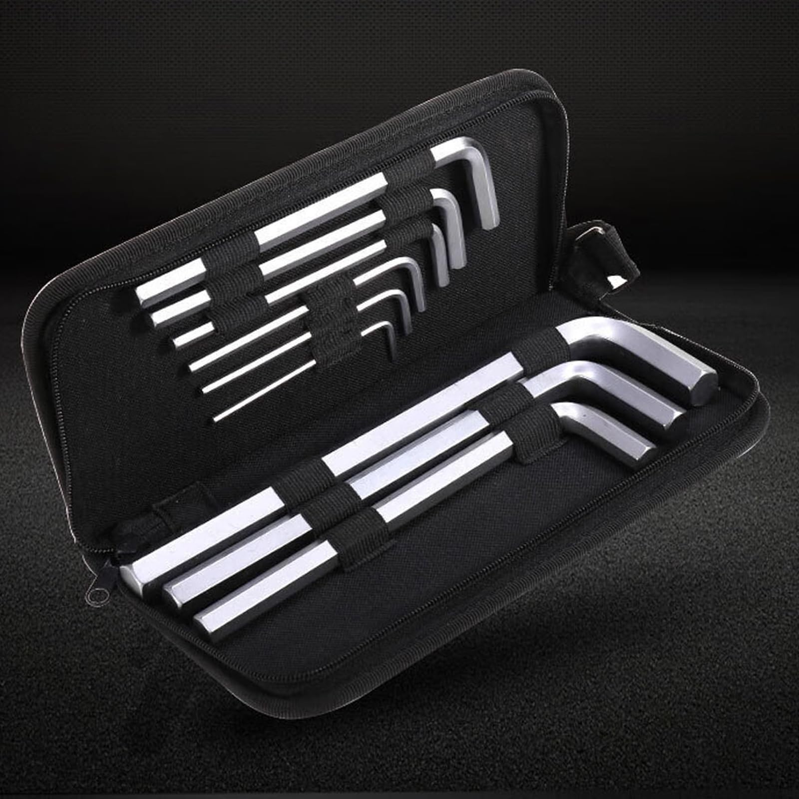 9/10Pcs Allen Wrench Set 3/4/5/6/8/10/12/14/17/19mm Set di chiavi in acciaio al vanadio Riparazione Biciclette Strumento Domestico Allen Key Set Per Trapano