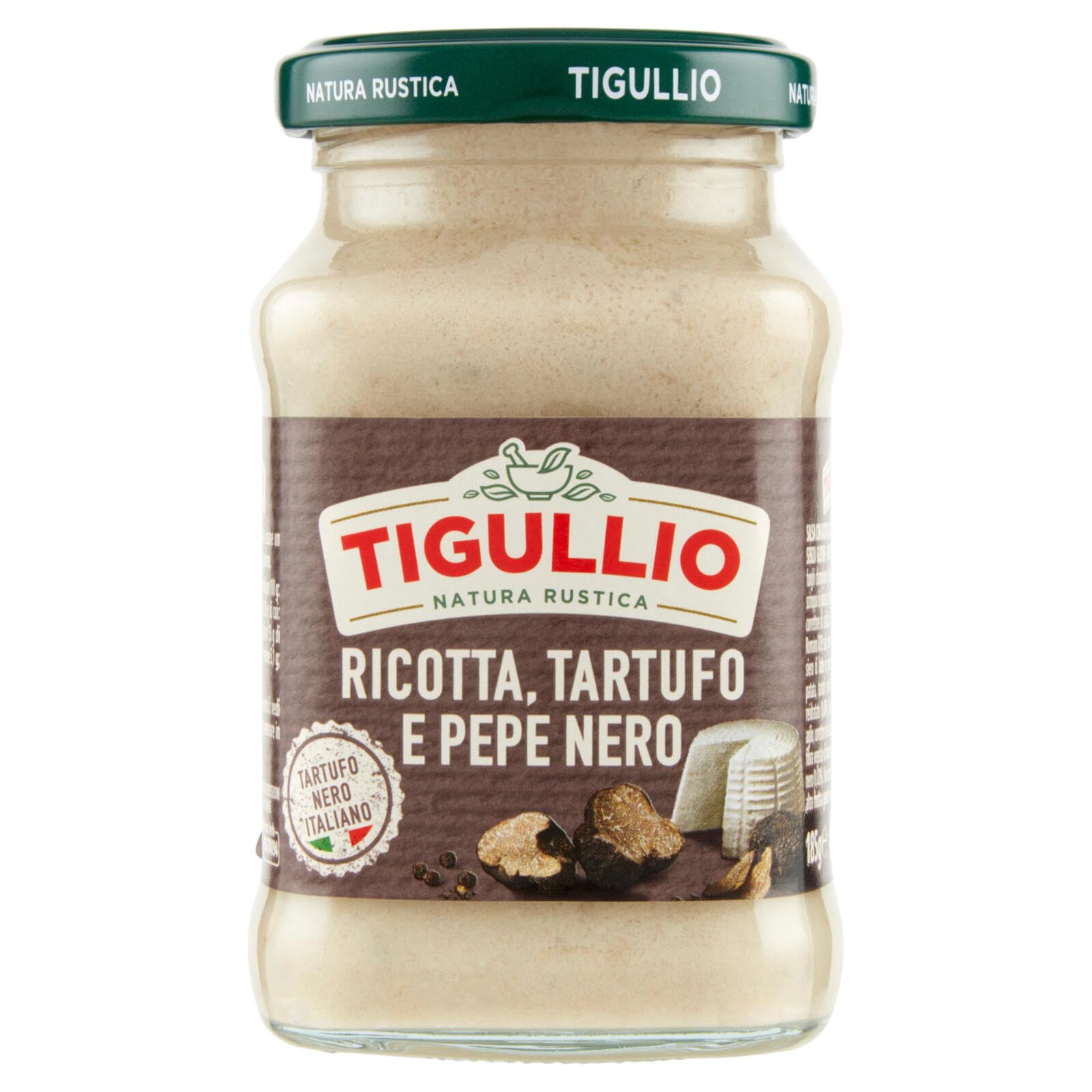 Italian Gourmet Bundle 12x Ricotta Trüffel Creme 190g + Polpa | Italienische Trüffelsauce mit Ricotta & Schwarzem Pfeffer | Premium Pasta Sauce 2,28kg