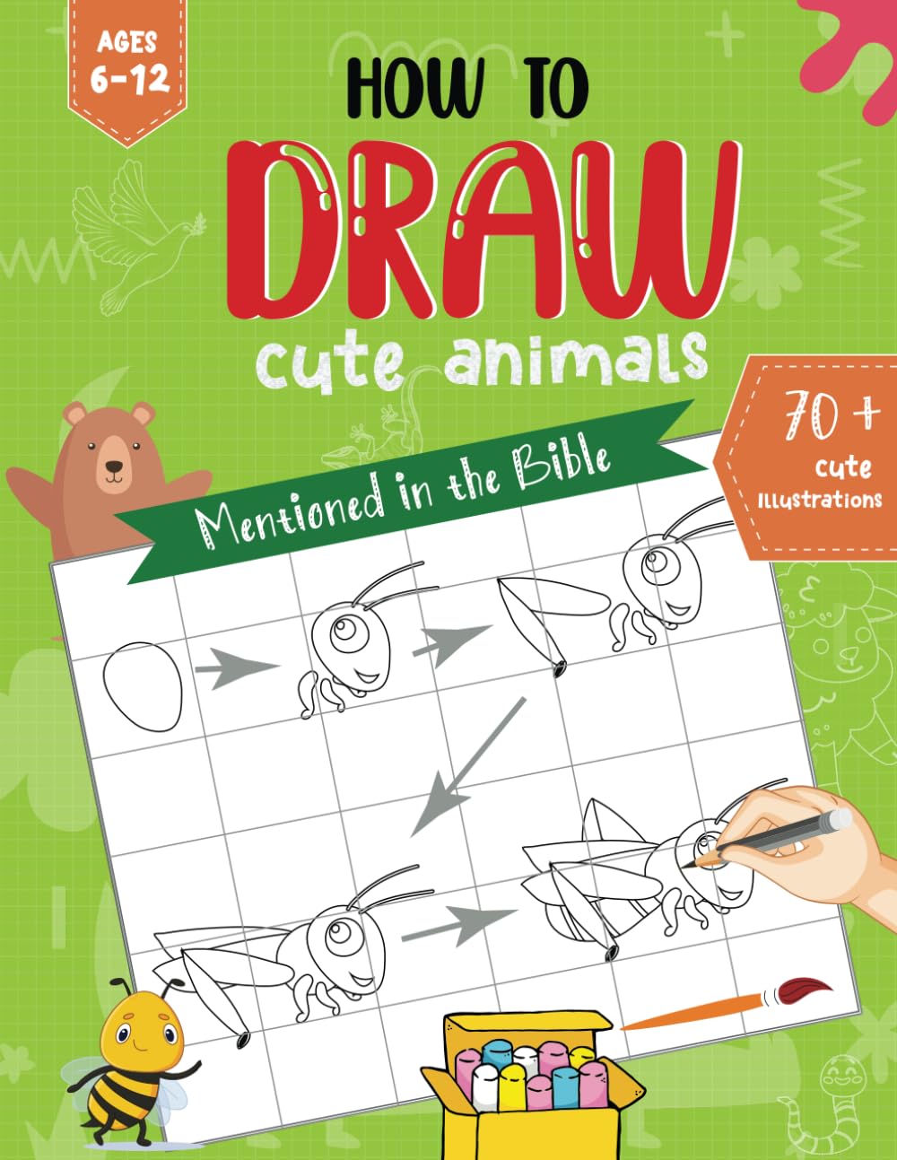 How to Draw 70+ Cute Animals Mentioned in the Bible Step by Step.