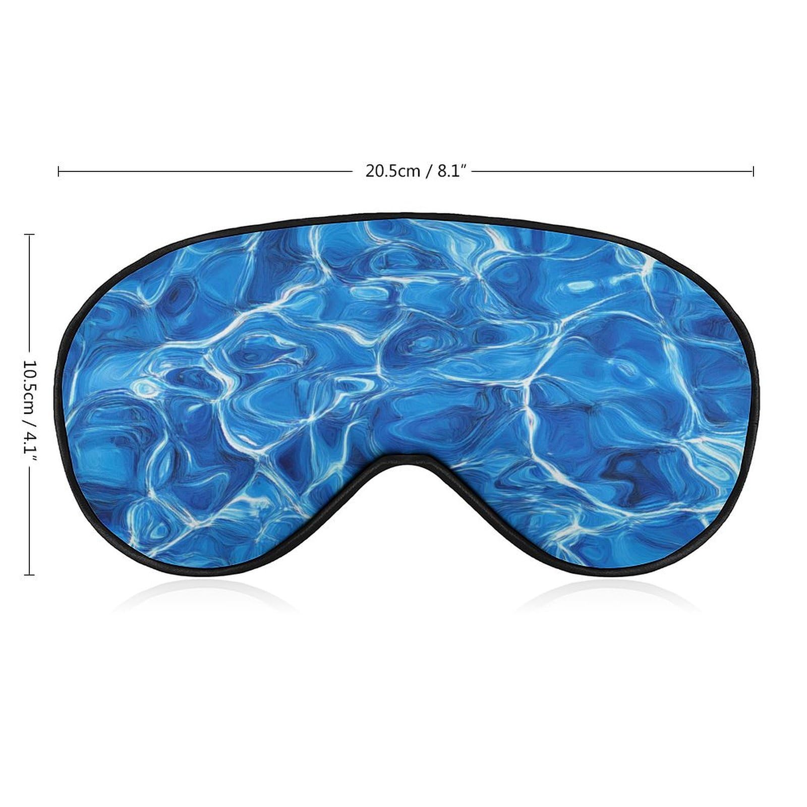 Swimming Pool Water Sleep Mask Eye Shade Cover Adjustable Strap for Travel Lunch Break Women Men