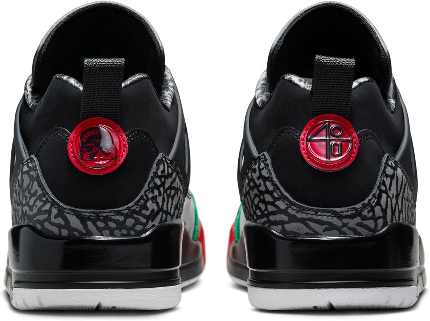 Nike Spizike Low Mens Lifestyle Shoes (Black/Green/Red/White) - Image 4