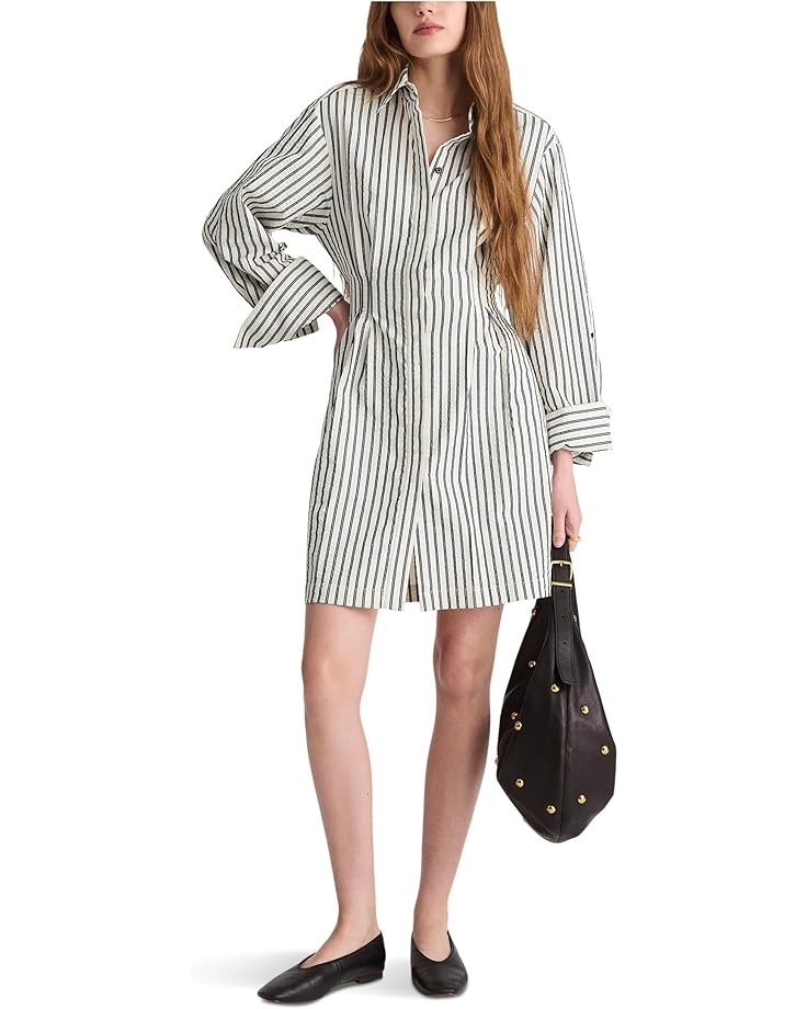 Madewell Chrisandra Dress - Seersucker Stripe - Main View