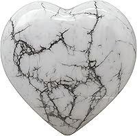 Vista 31 de Amazing Gemstone Piedra de Palma de Corazón de Cristal de Chakra - Piedra de Masaje de Bolsillo para Preocupación para Equilibrio Natural de Chakras