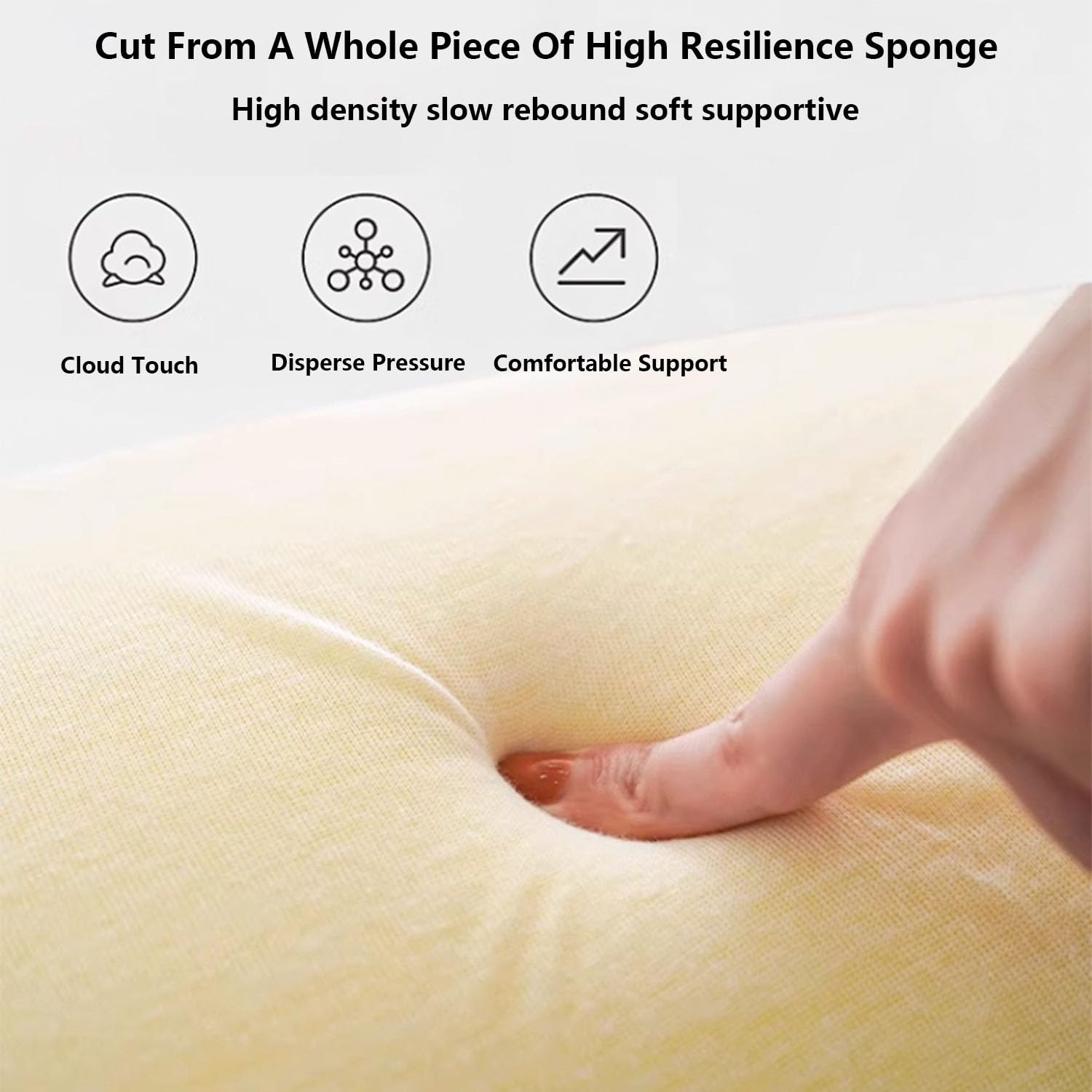 Cuscino Da Lettura,Cuscino Da Scrivania Extra Large Per Braccioli Per Leggere,Cuscino Per Ginocchia Da Lettura,Cuscino Da Gioco In Memory Foam Per Leggere,Lavorare,Giocare,A Letto,Sul Divano(Size:60*5