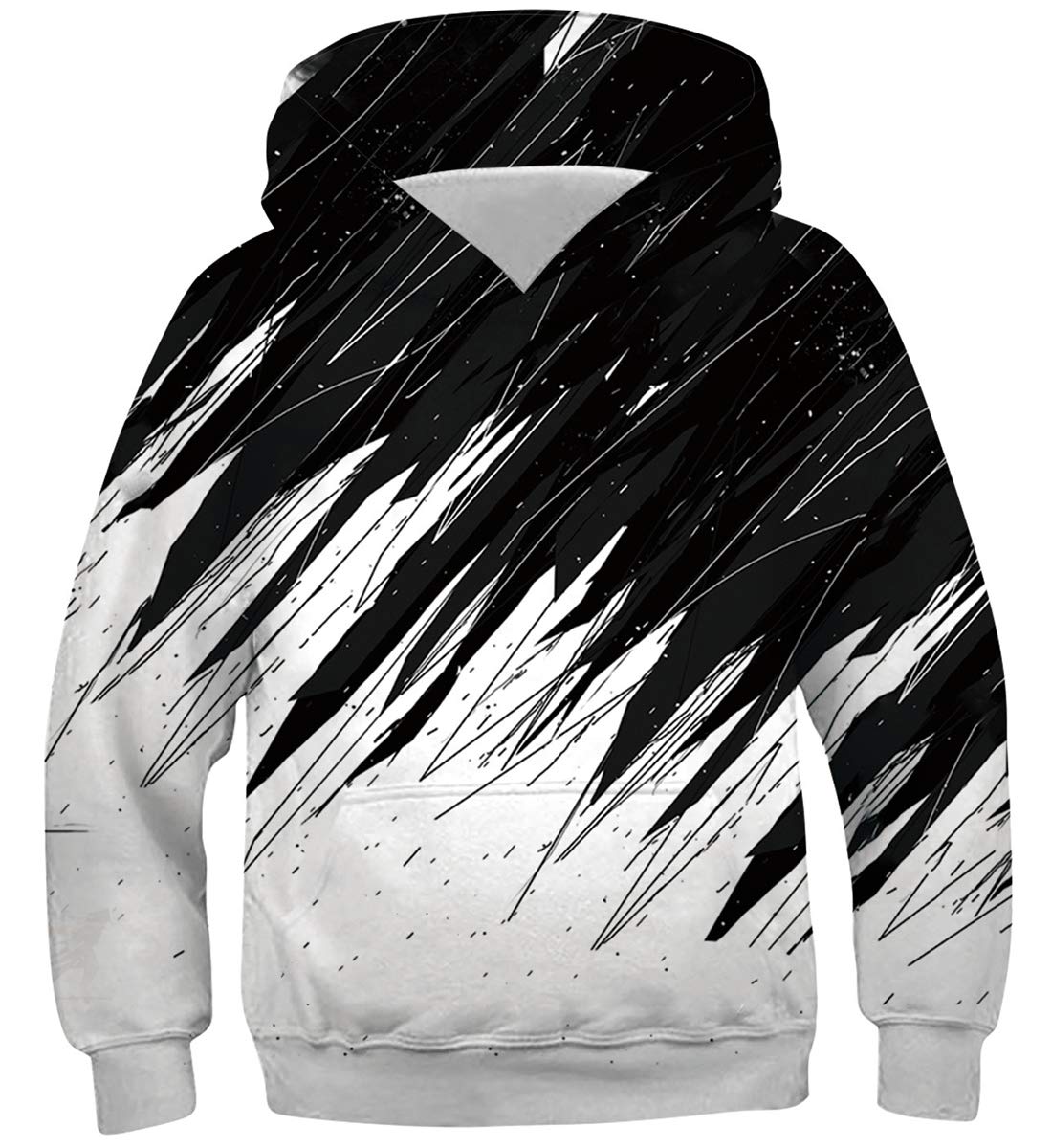 Belovecol Boys Girls Hoodies 3D Novelty Pullover Kids Funny Pullover Sweatshirts Long Sleeve Hooded with Pocket for 6-16 Years — view 9