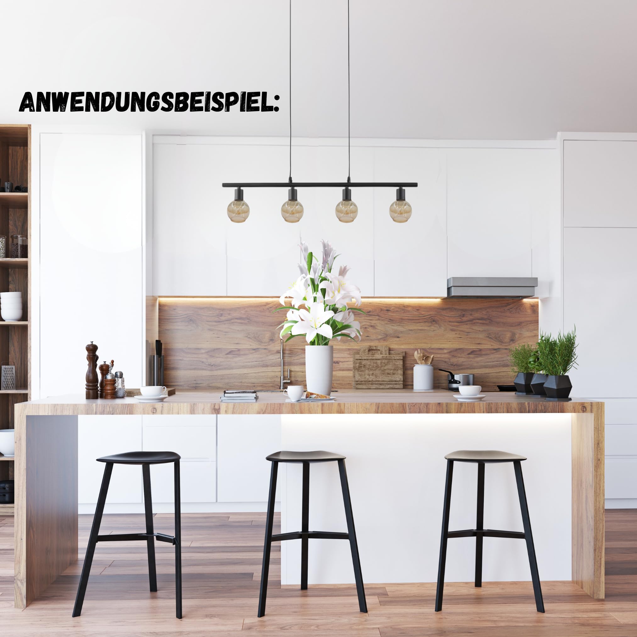 Set di 5 paralumi E14 Castello, colore oro, vetro di ricambio per lampada a sospensione, lampada da comodino, faretto da soffitto e lampada