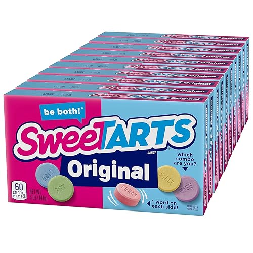 SweeTARTS Caramelos originales, 5 onzas (paquete de 10)