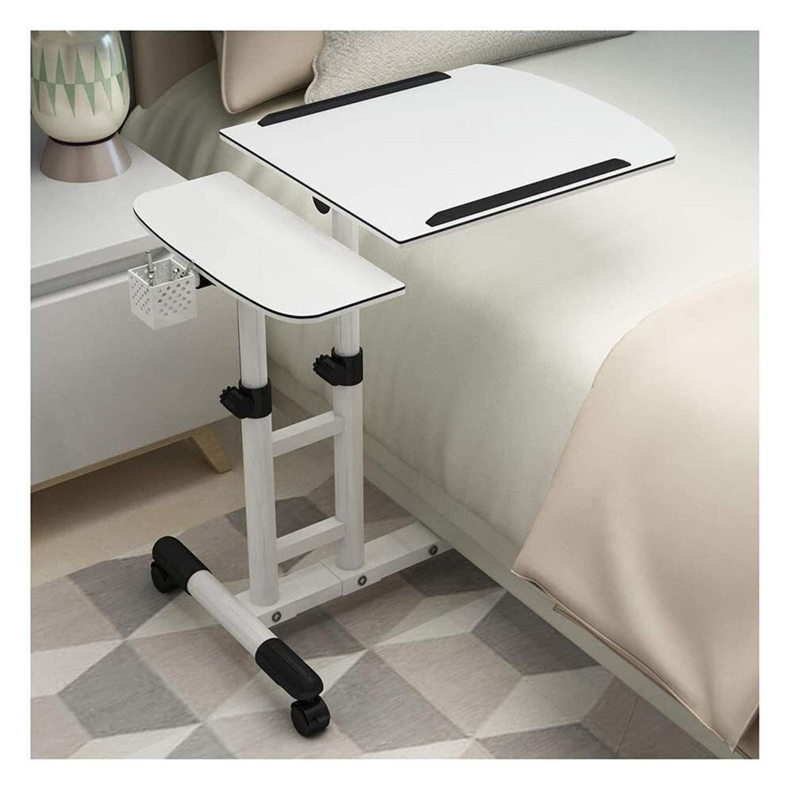 Buy Bedside Desk Cshaped Base Laptop Desk Home Office Lazy Bedside