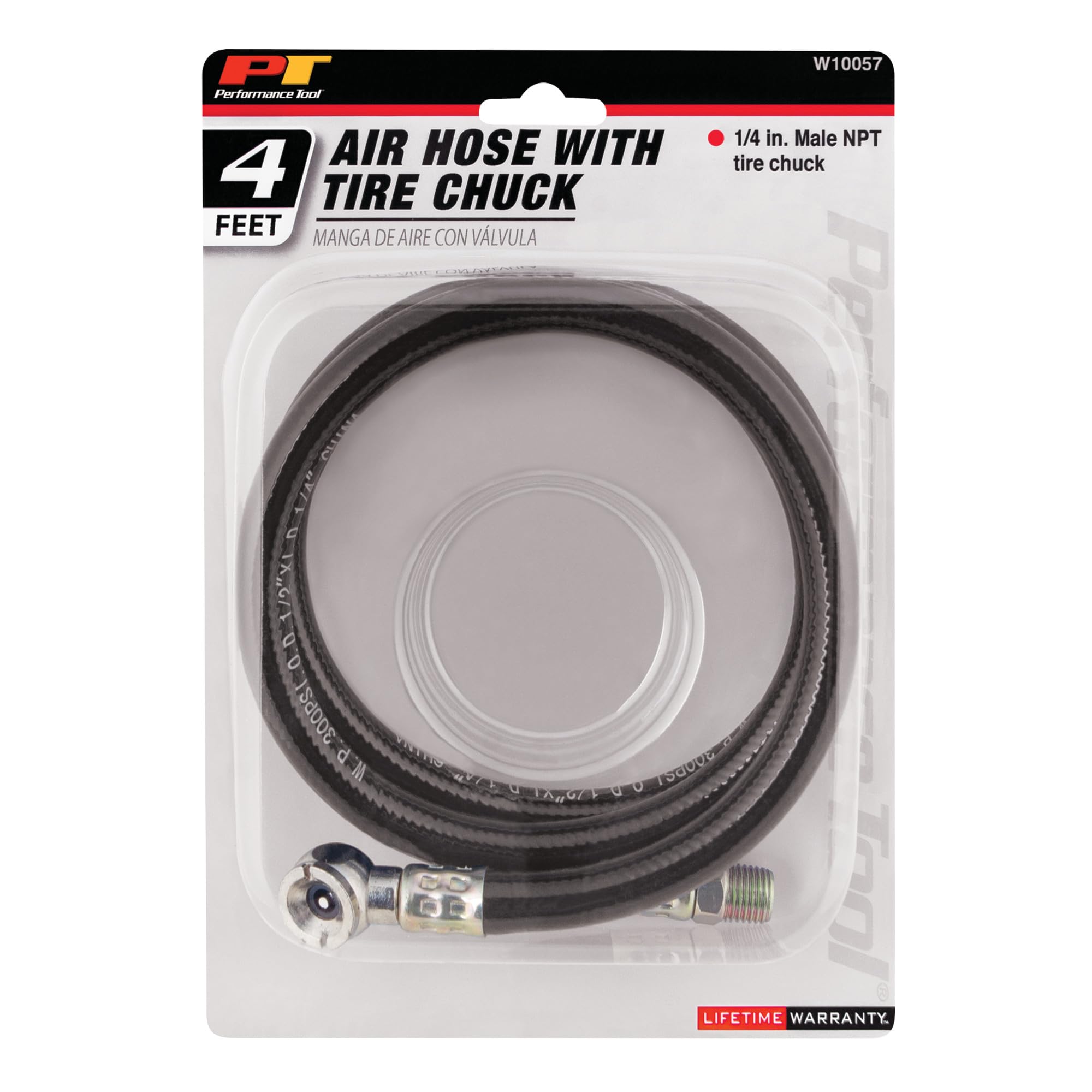 Performance Tool Air Hose with Tire Chuck -4 Performance Tool Air Hose with Tire Chuck -4
