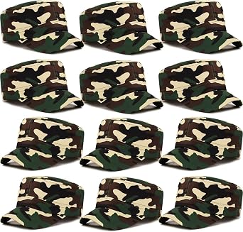 Army Hat Boys,Fatigue Camo Soldier Cap,Military Party Birthday Helmet