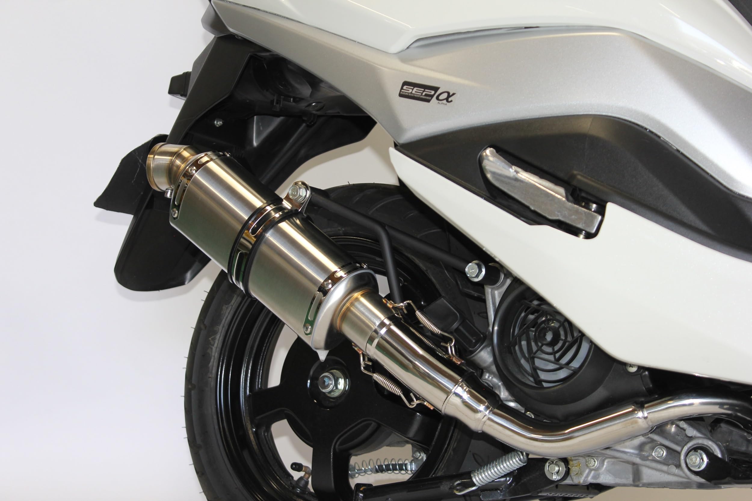 Amazon | HMS バーグマンストリート125EX バイクマフラー 8BJ-EA23M 
