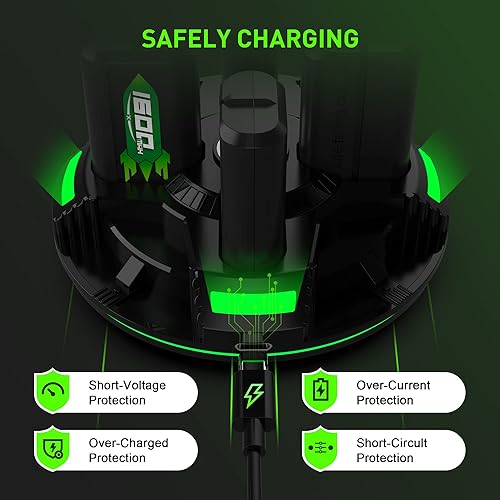 Miniatura 5 de Weekinend 4 paquetes de baterías recargables de 1600 mAh para Xbox OneXbox Series SX paquetes de baterías de control Xbox de alta capacidad con