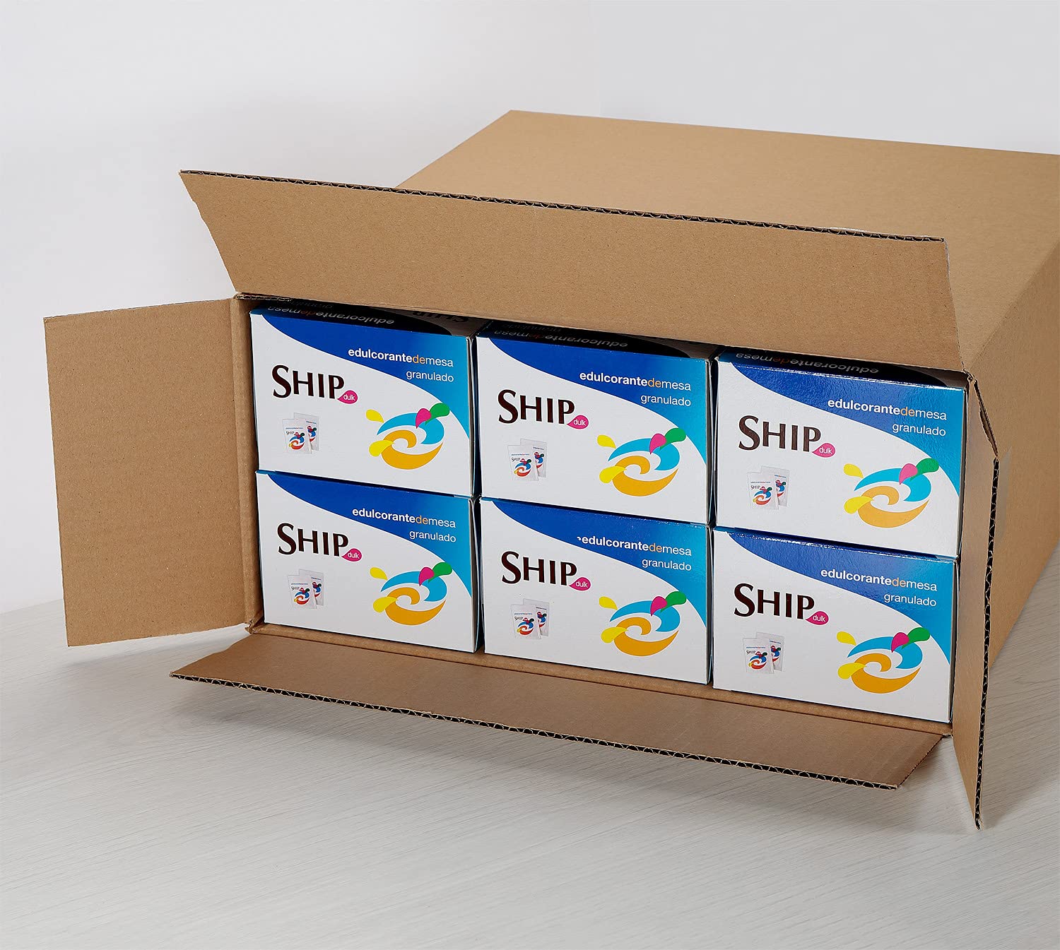 SHIP dulk Edulcorante de mesa en sobres (250 sobres de 1 gramo)