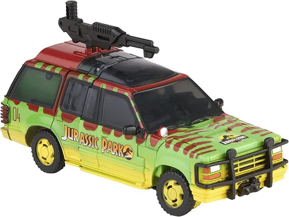 Transformers Generations Collaborative: Jurassic Park Mash-Up Tyrannocon Rex & Autobot JP93 Ages 8 and Up