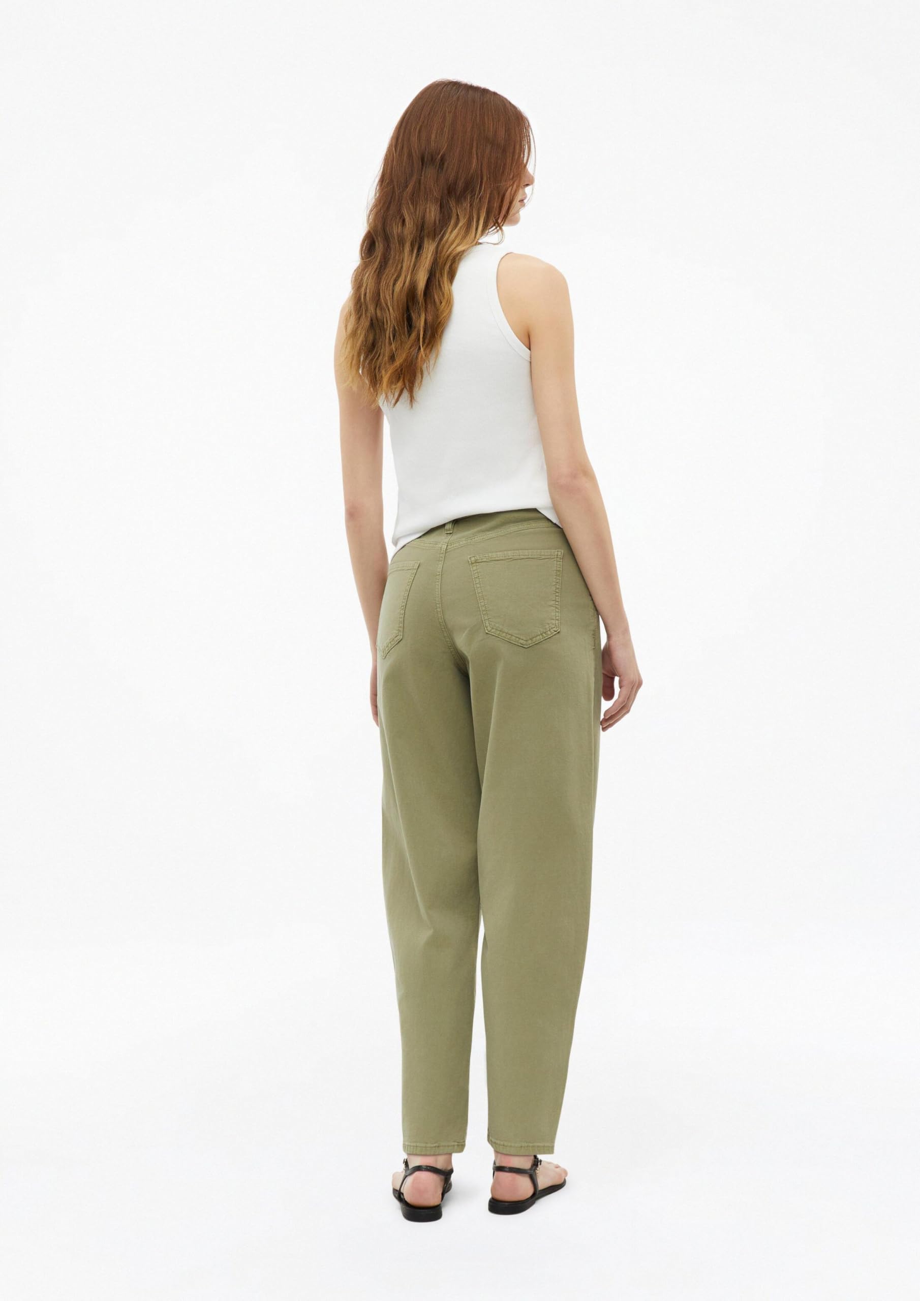 s.Oliver Ankle-Hose mit Barrel Leg und Garment Dye