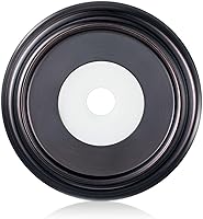 Vista 9 de Enhon Anillo de cubierta de boquilla de bañera de metal, placa de pared de remodelación de grifo de baño con junta de espuma, diámetro