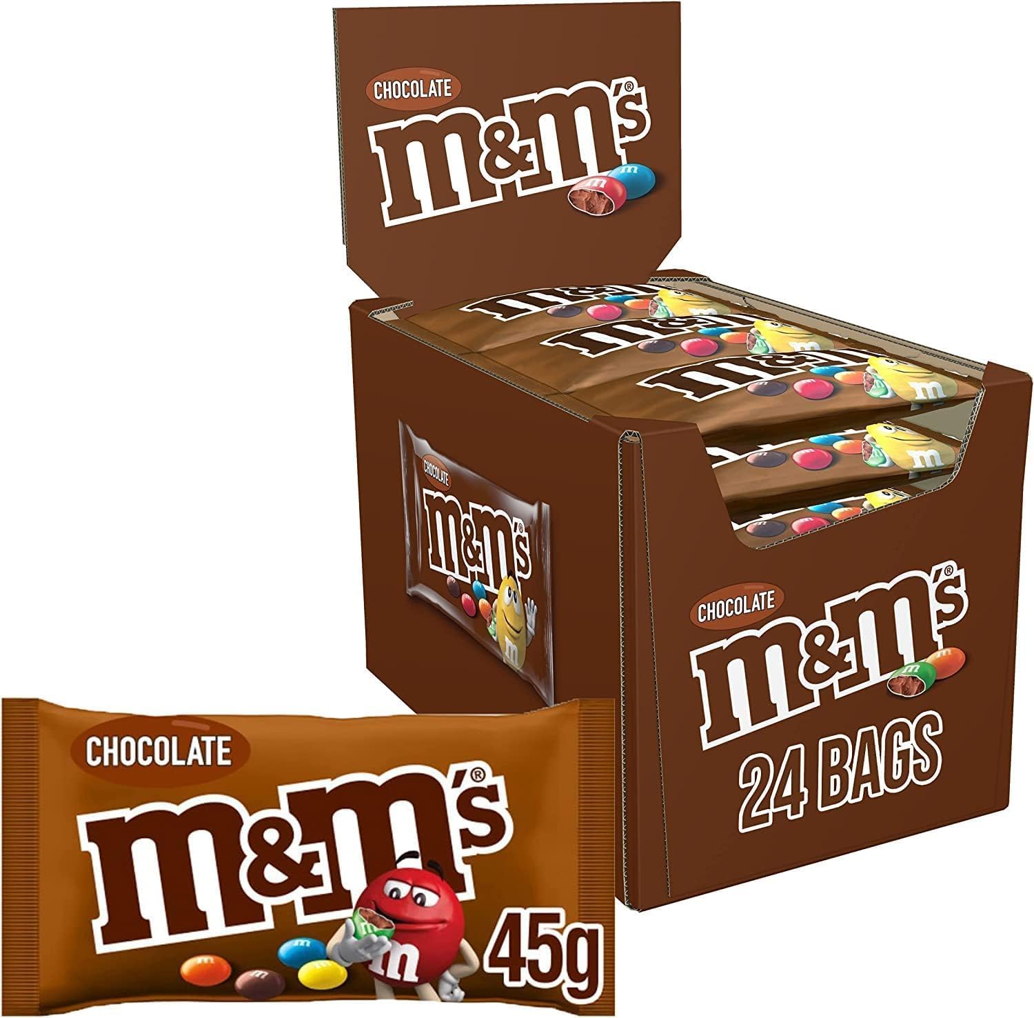 See full amazon price history chart for M&M Chocolate Candy Pouches, 45g, Pack of 24 M&M Chocolate Candy Pouches, 45g, Pack of 24 (B0D6WFJFGH) Amazon Price History, Amazon Price Tracker
