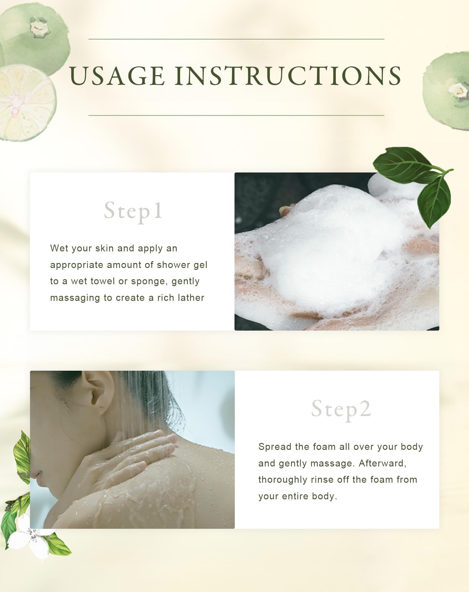 limpiador corporal KABOSU gel de baño jabón corporal hidratante para piel seca. Espuma concentrada con queratina sin parabenos hecho en Japón aroma cítrico 300ml
