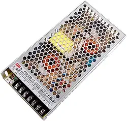 Mean Well 150W Computador De Mesa Fonte De AlimentaçãO Semi Modular Teste De TensãO Rgb Com FunçãO Pfc E VariáVel De Bancada De SaíDa úNica 12V 12.5A (RSP-150-12 12V/12.5A/150W/PFC Supply)