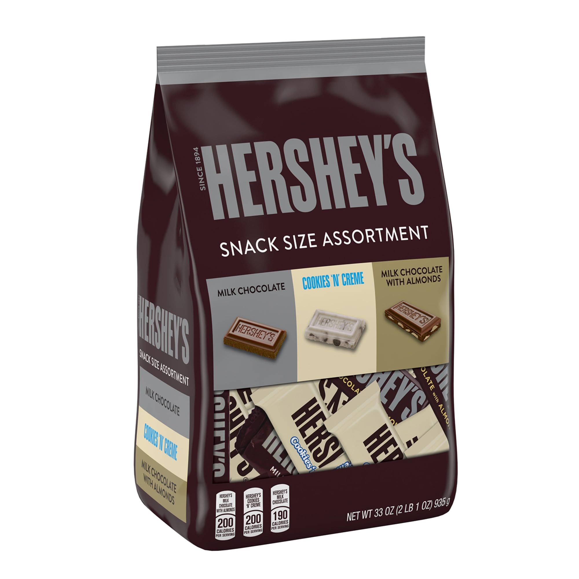 HERSHEY'S Assorted, Individually Wrapped Bag, 33 oz