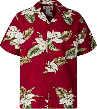 Burgundy hawaiian shirt Clearance