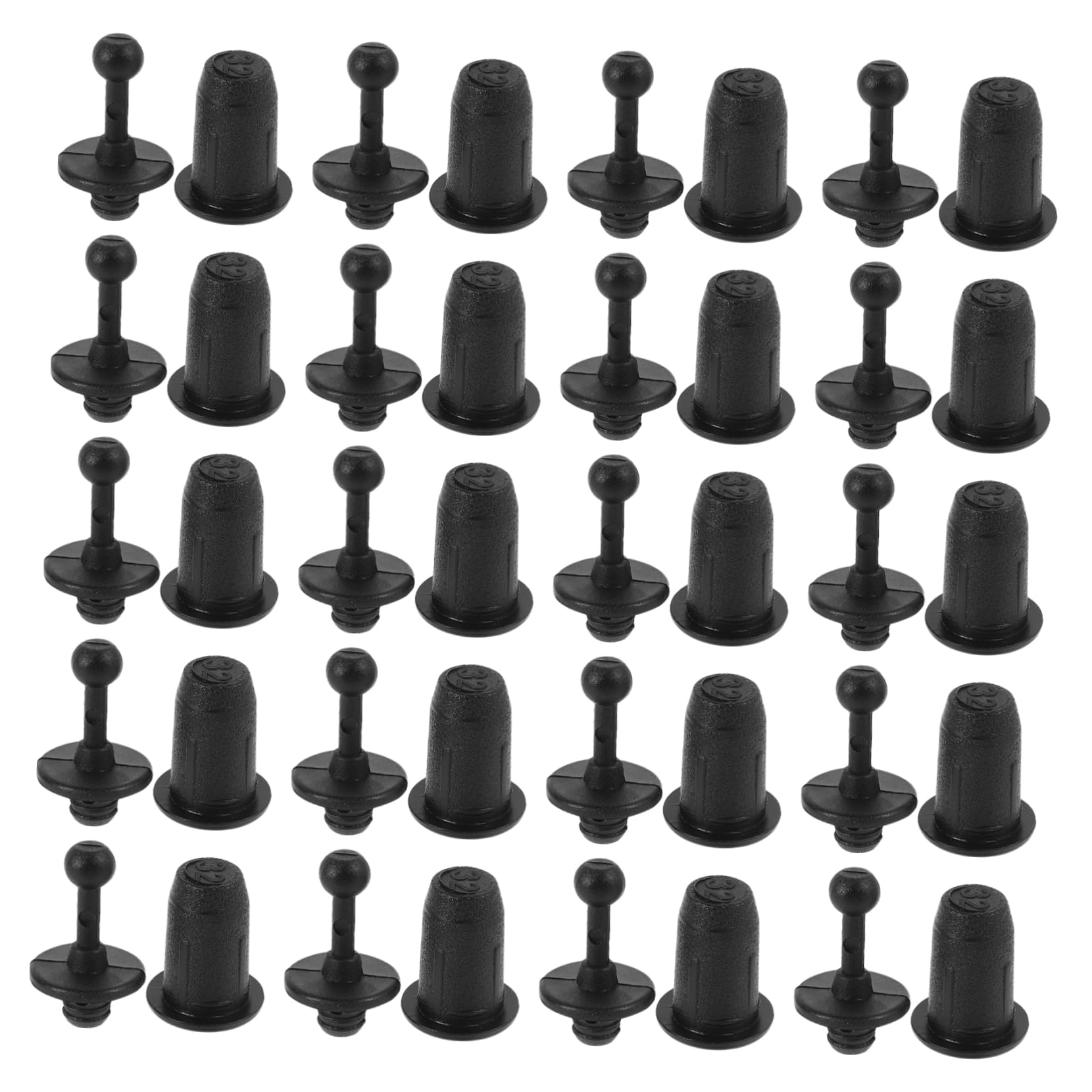 CIMAXIC Speaker Grille Buttons Set Grill Mounting Retainers Acoustic Mesh Holders Plastic Snap Clips Diy Accessories