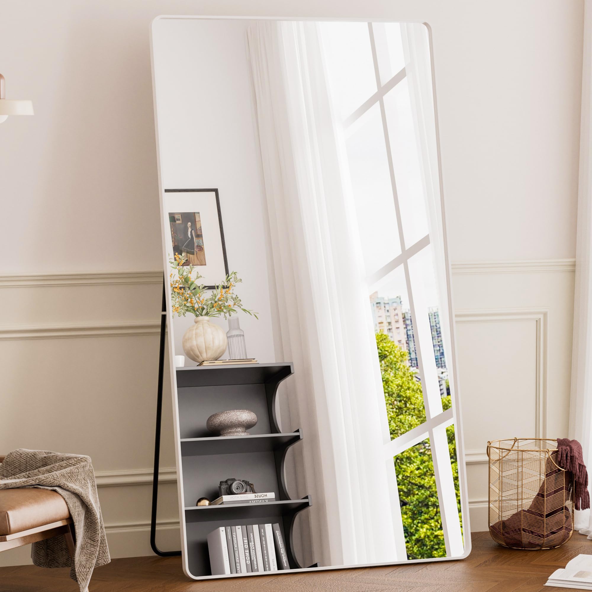 Photo 1 of Brisafe Full Length Mirror, 71"x40" Tempered Glass