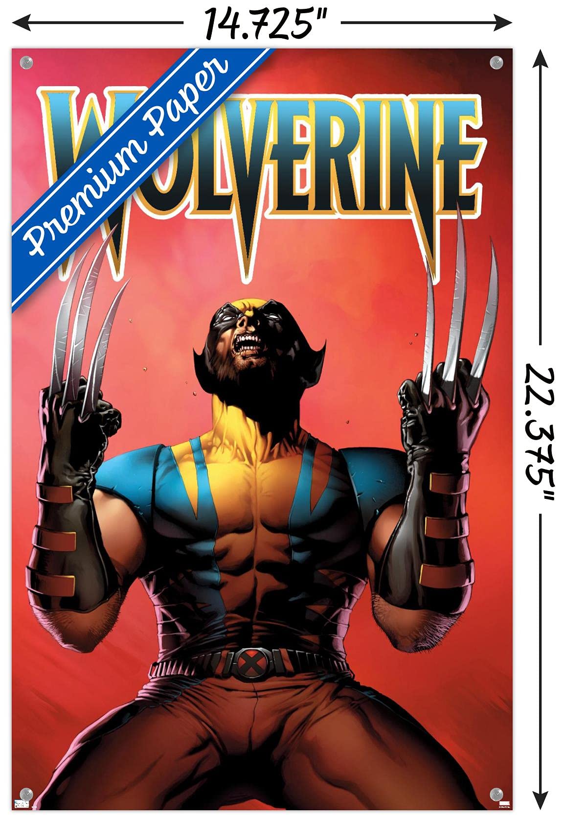 Amazon.com: Trends International Marvel Comics Wolverine