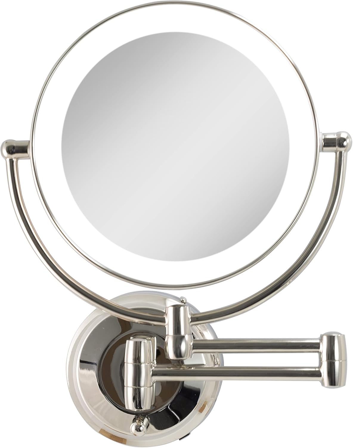 Zadro 11" LED Wall Mounted Makeup Mirror 5X/1X Shaving