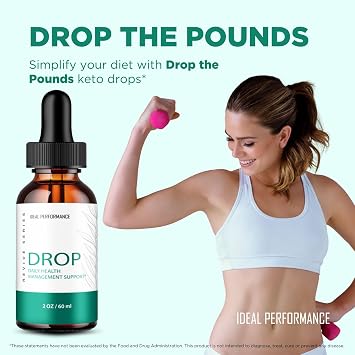 Drop the Pounds Drops, Official Drop the Pounds Supplement Droppers, All Natural Keto Liquid Droppers, Advanced Formula Sustain Active Lifestyle & Fitness Goals, DropthePounds Reviews (3 Pack)