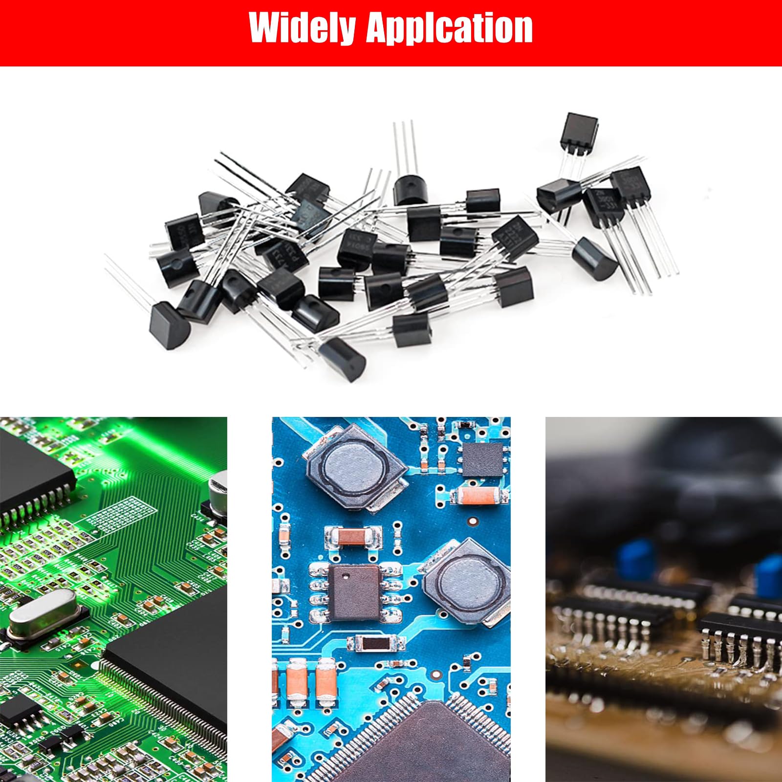 QWORK® Kit Transistor BJT PNP NPN - 600 Pezzi, 24 Valori, Modelli Vari - A1015 A733 C1815