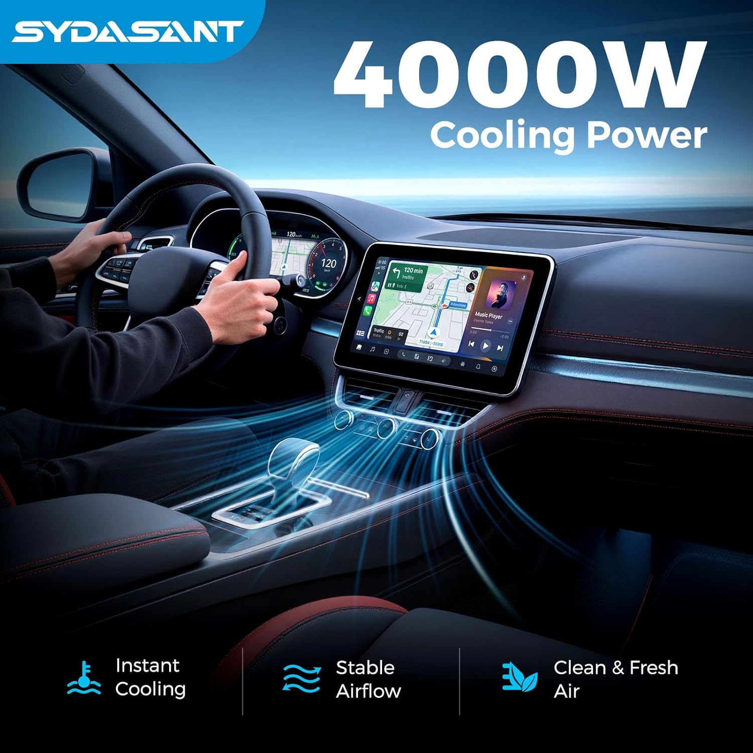 AC Compressor Compatible with Chevrolet Traverse & Buick Enclave 2013-2020, GMC Acadia 3.6L 2013-2017, Replace for CO 30019C, 22931654, 6 Pulley Grooves, Oil Prefilled, Clutch Included