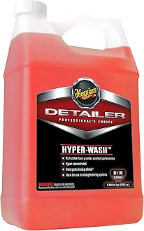 Meguiar's D11001 Detailer Hyper-Car Wash 3.79L highly concentrated car wash detergent for mixing and metering systems