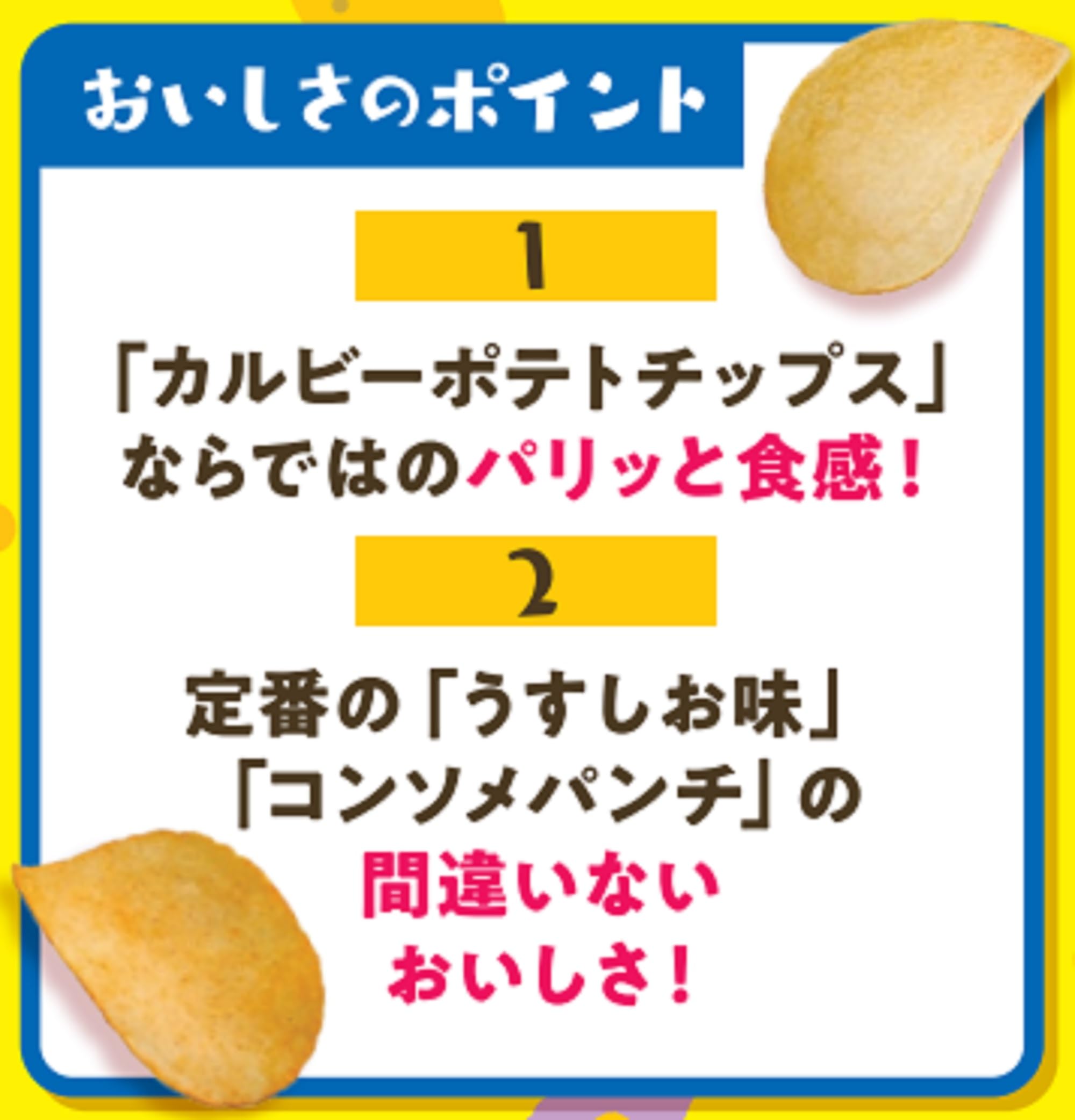 Amazon.co.jp: カルビー ポテトチップスうすしお味たべよんパック 96g