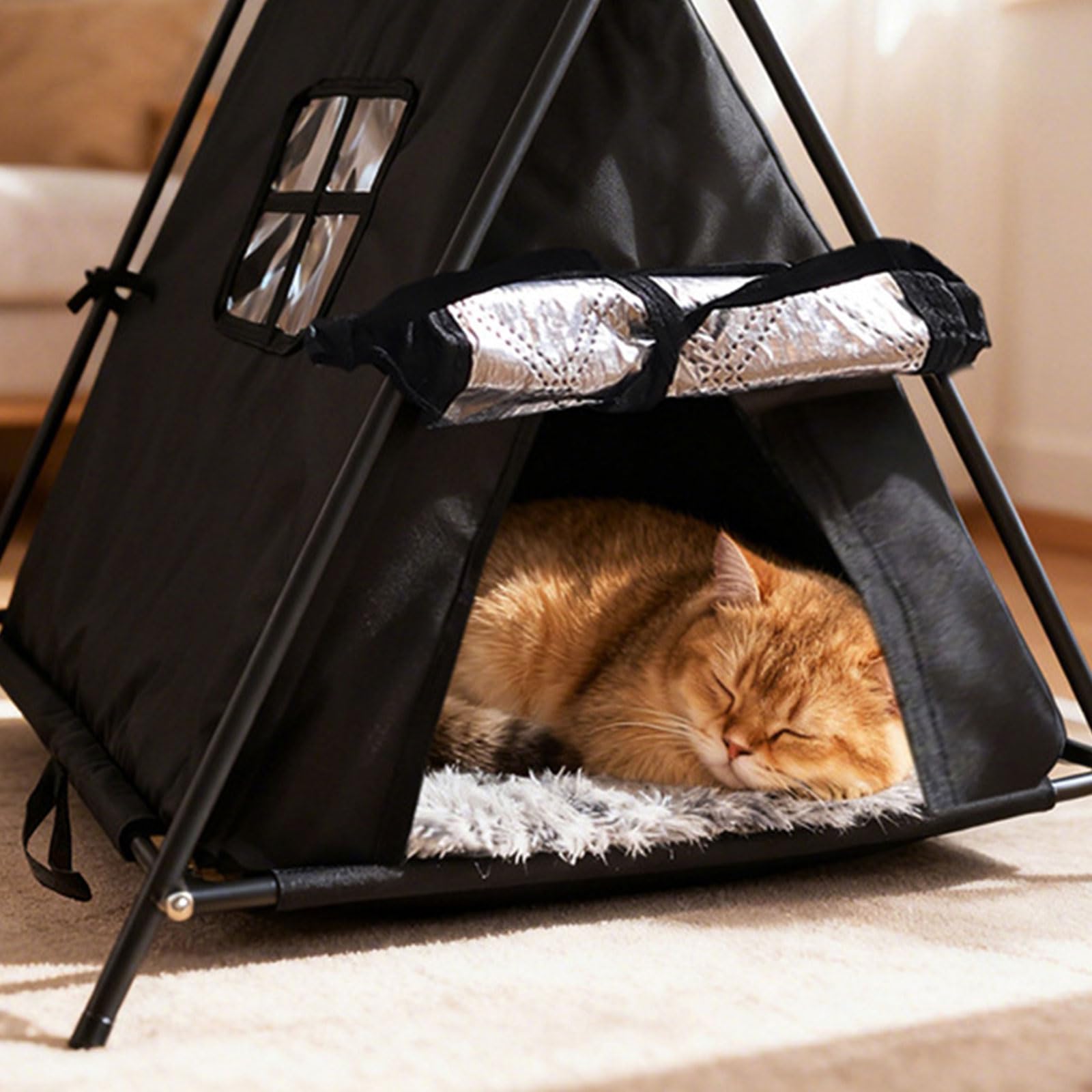 Thermals Outdoor Katzenzelt, wasserabweisendes Camping für ganze Jahr, schützt vor Kälte und Regen, wasserabweisendes Camping
