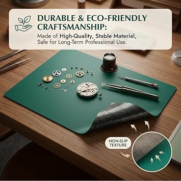 Watch Repair Mat, NonSlip Watch Repair Work Pad, for Watchmakers Watch Repairing Workers