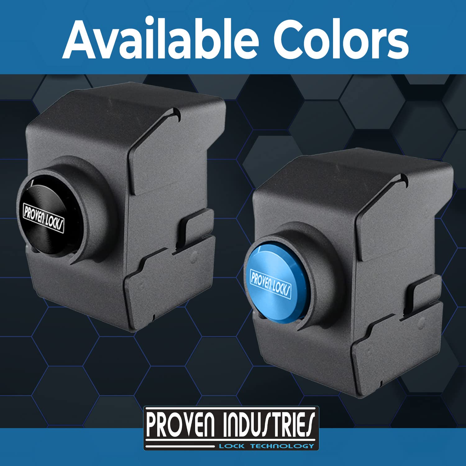 Proven Industries Model 2517-AS Trailer Lock, Fits (2020 or Newer) 2 5/16-Inch Airstream Couplers, Made in The USA (Blue)