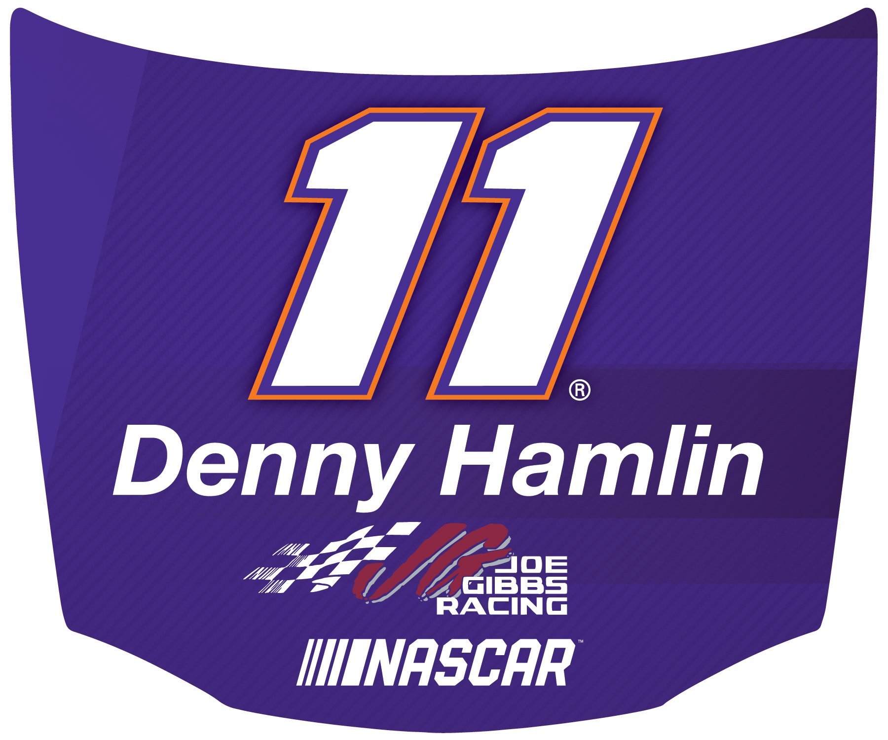 Denny Hamlin #11 Hood Magnet