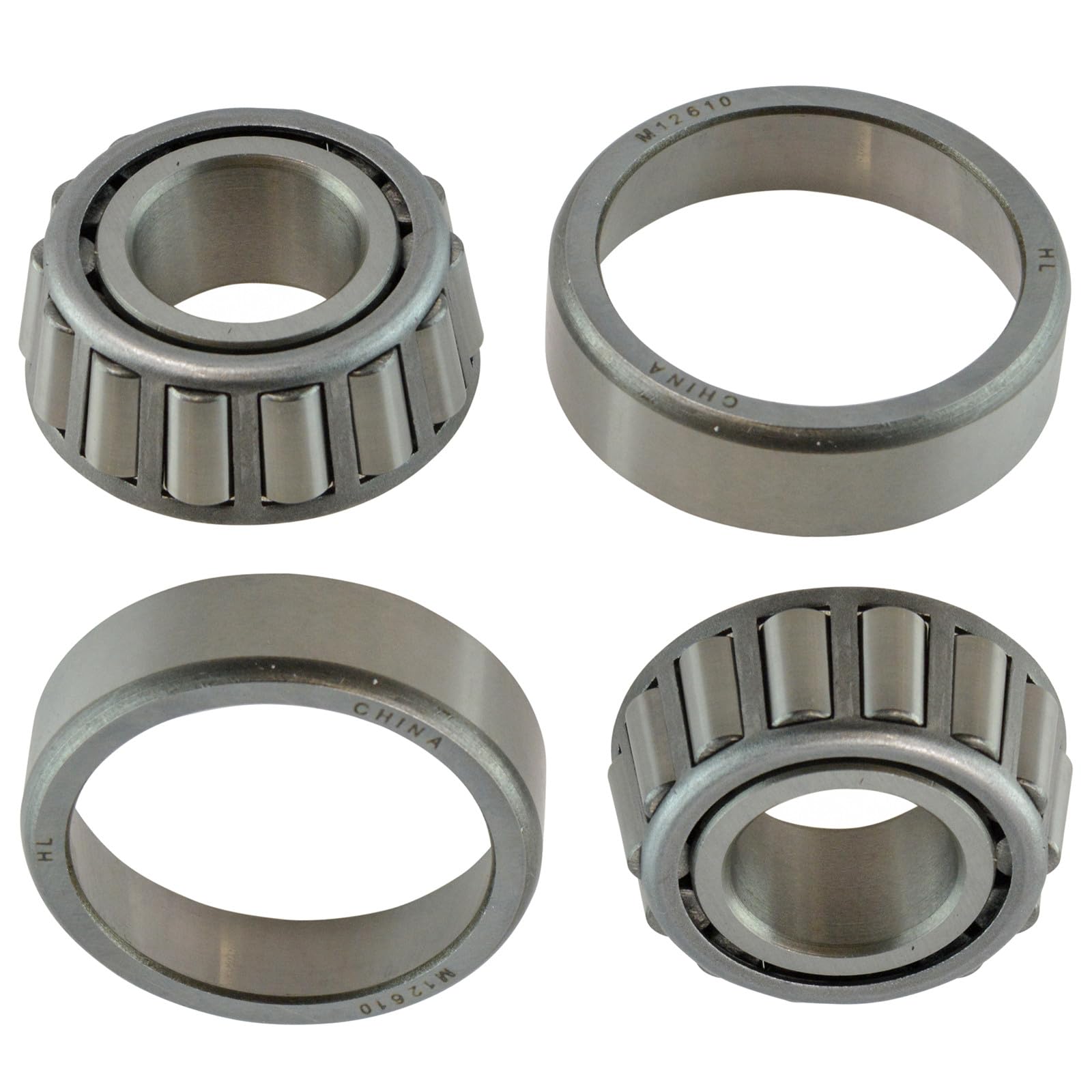 Wheel Bearing and Race Front Driver and Passenger Side Outer Compatible with 65–72 Ford F-250 85–02 Chevrolet Astro 79–95 Toyota Pickup Rear Wheel