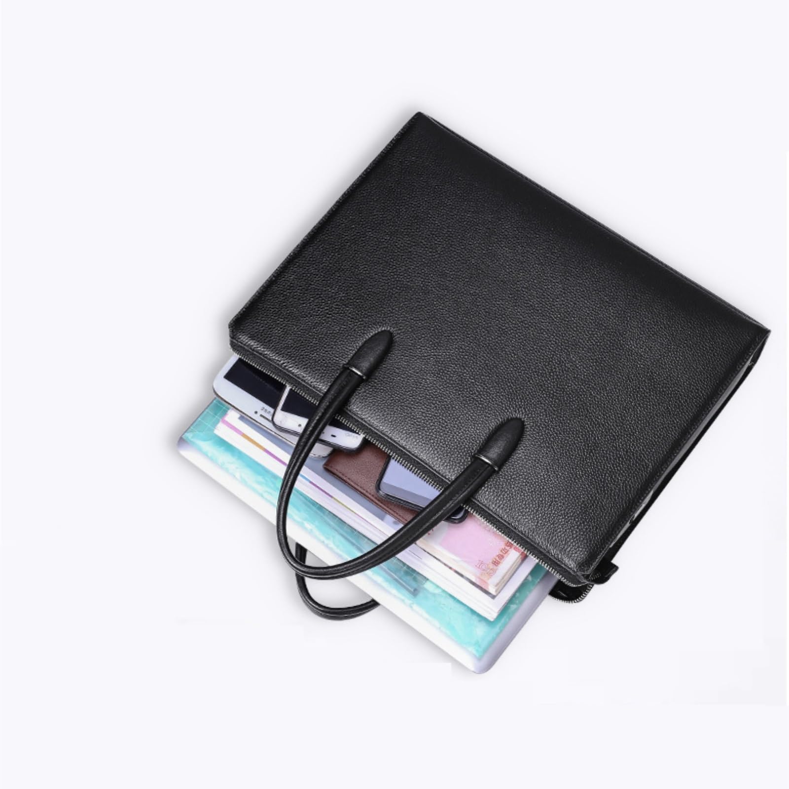 borsa pc Borsa for laptop for laptop da lavoro in pelle da donna | For la borsa del computer con sblocco delle impronte digitali for ufficio aziendale