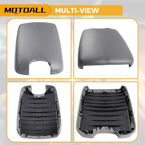 Miniatura 4 de MOTOALL Tapa de cuero para reposabrazos de consola central de automóvil, para Honda Accord 2008 2009 2010 2011 2012 Honda Accord cuero sintético