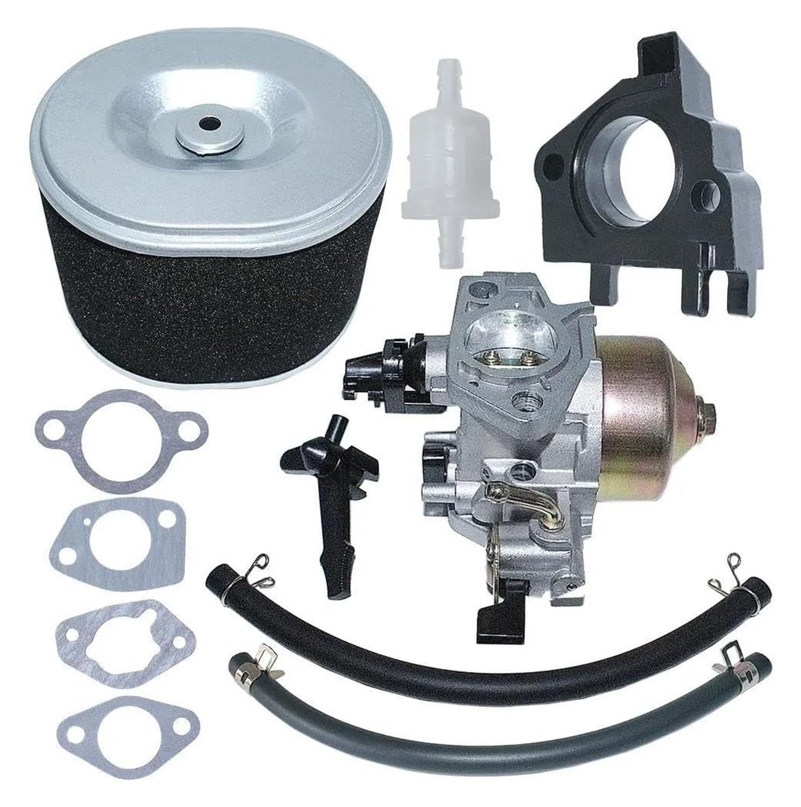 Carburador Repuesto para GX390 13HP GX 390 188F Cortacésped Motor Parte 16100-ZF6-V01 Carburador Filtro De Aire Carburador Junta De Filtro De Línea De Combustible