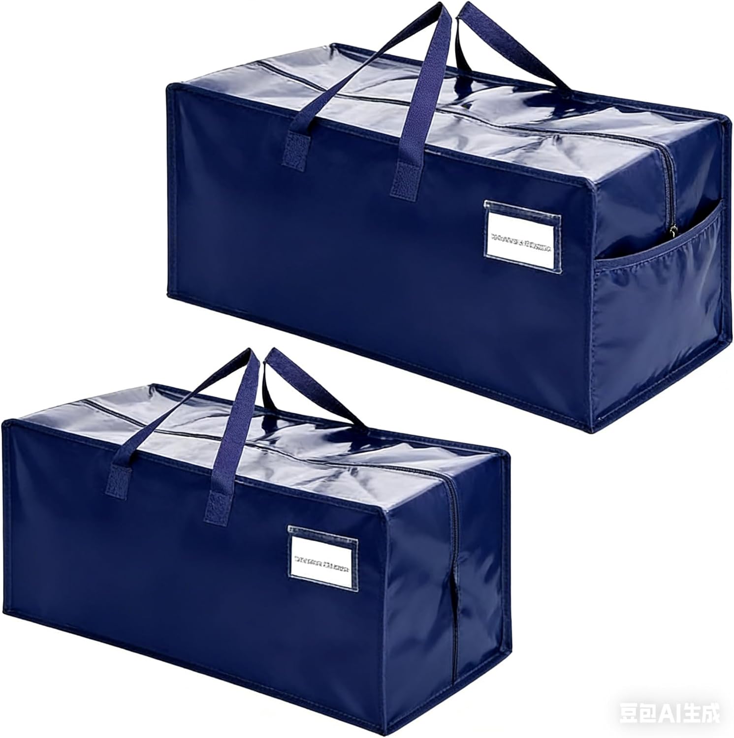 Heavy Duty Moving Bags with Backpack Straps & Handles, Large Storage Bags with Zipper for Clothes, College Moving Supplies and Dorm Essentials