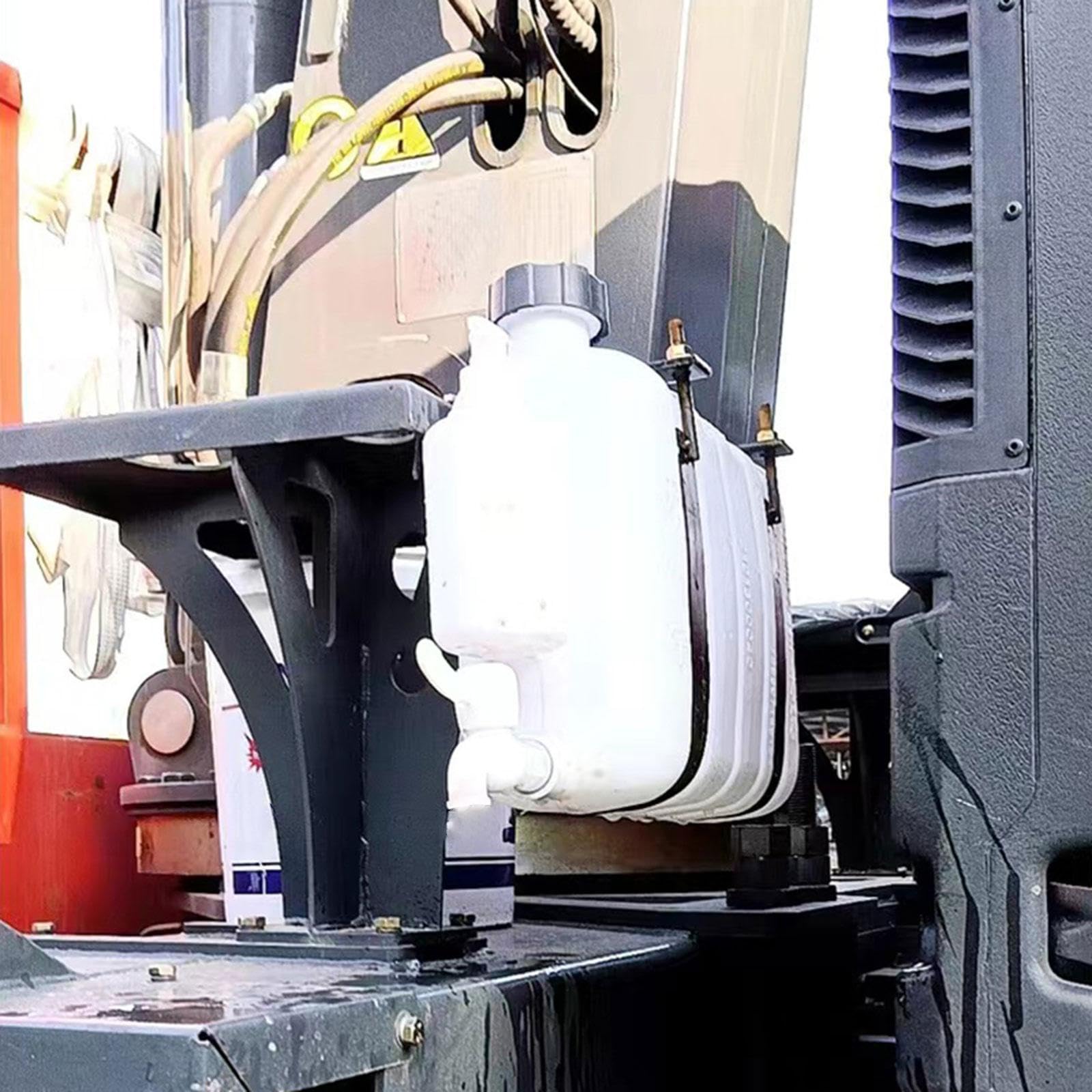 Depósito de Agua Portátil Tanque Accesorio Almacenamiento con Grifo Botella para Jabón Hecho en PP Diseño Colgable Adecuado para Remolques Vehículos R